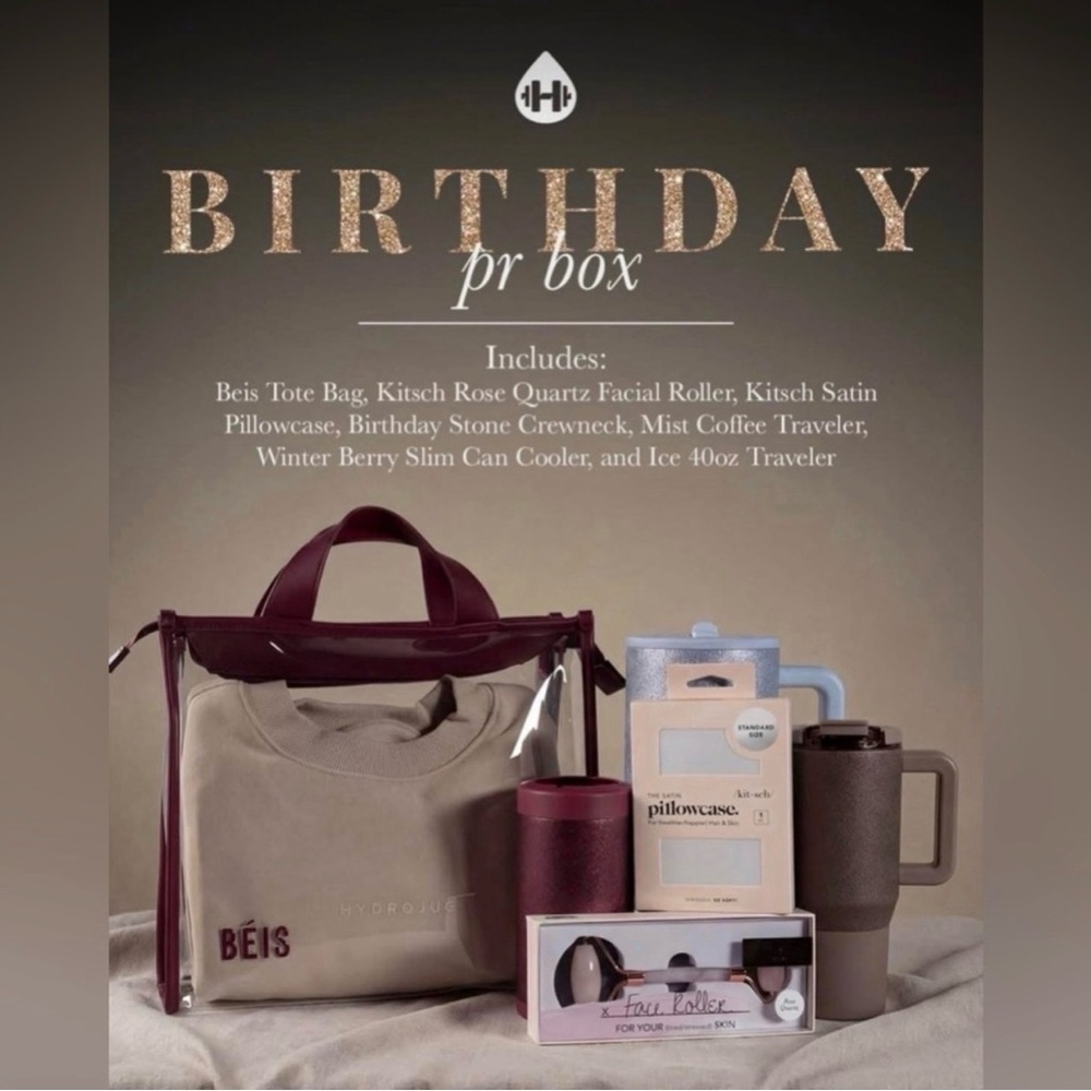 HydroJug x Beis Birthday PR Tote Bag - Small/ Medium - Picture 2 of 9